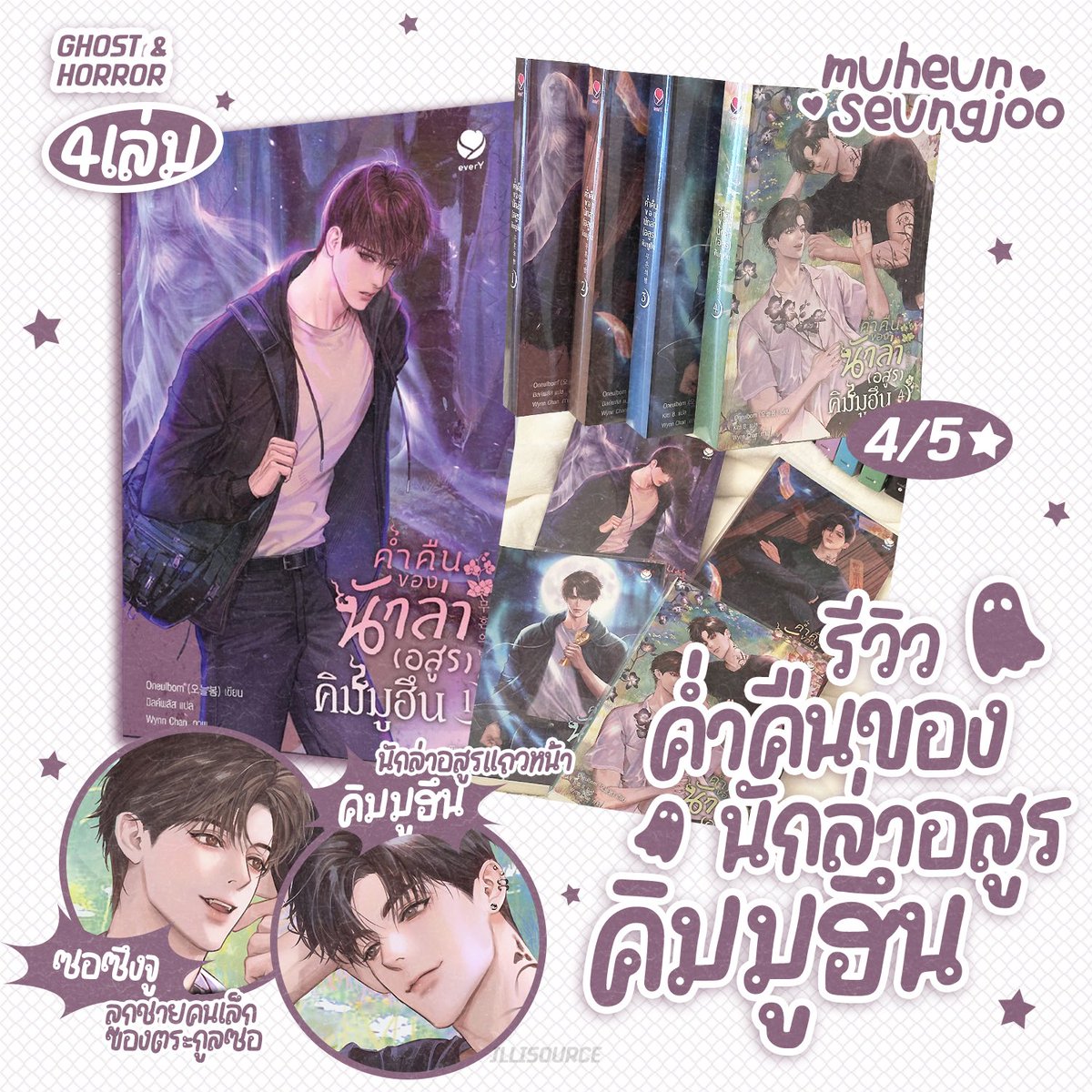 Jlli #jlliread ᓚ₍⑅^..^₎📖♡ #ค่ำคืนของนักล่าอสูรคิมมูฮึน 👻 นิยายวายเกาหลีแปล ...