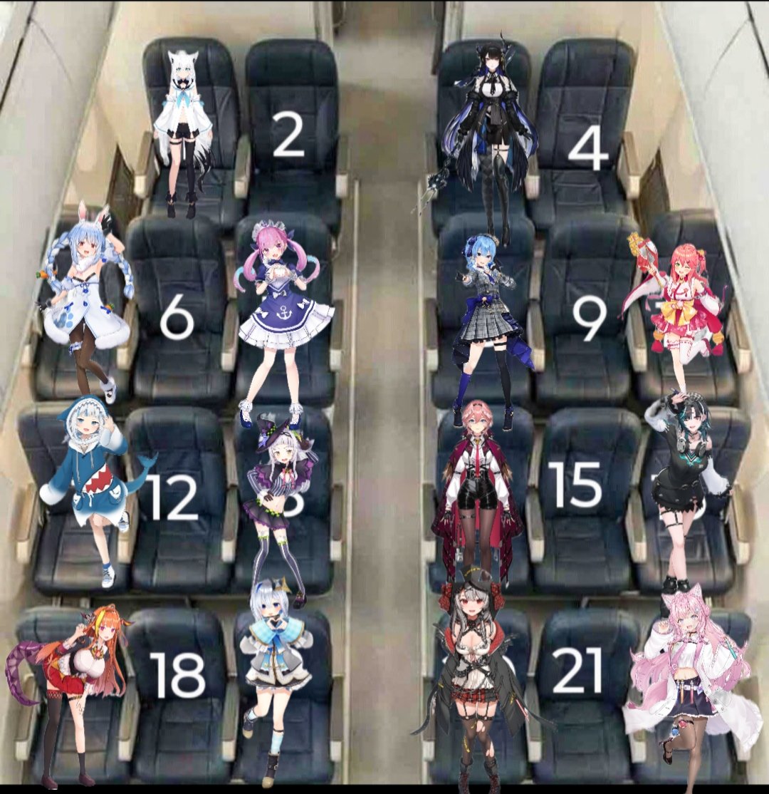 kawanishi_51364's tweet image. これから8時間のフライトです。
あなたはどこに座りますか？
#8時間フライト