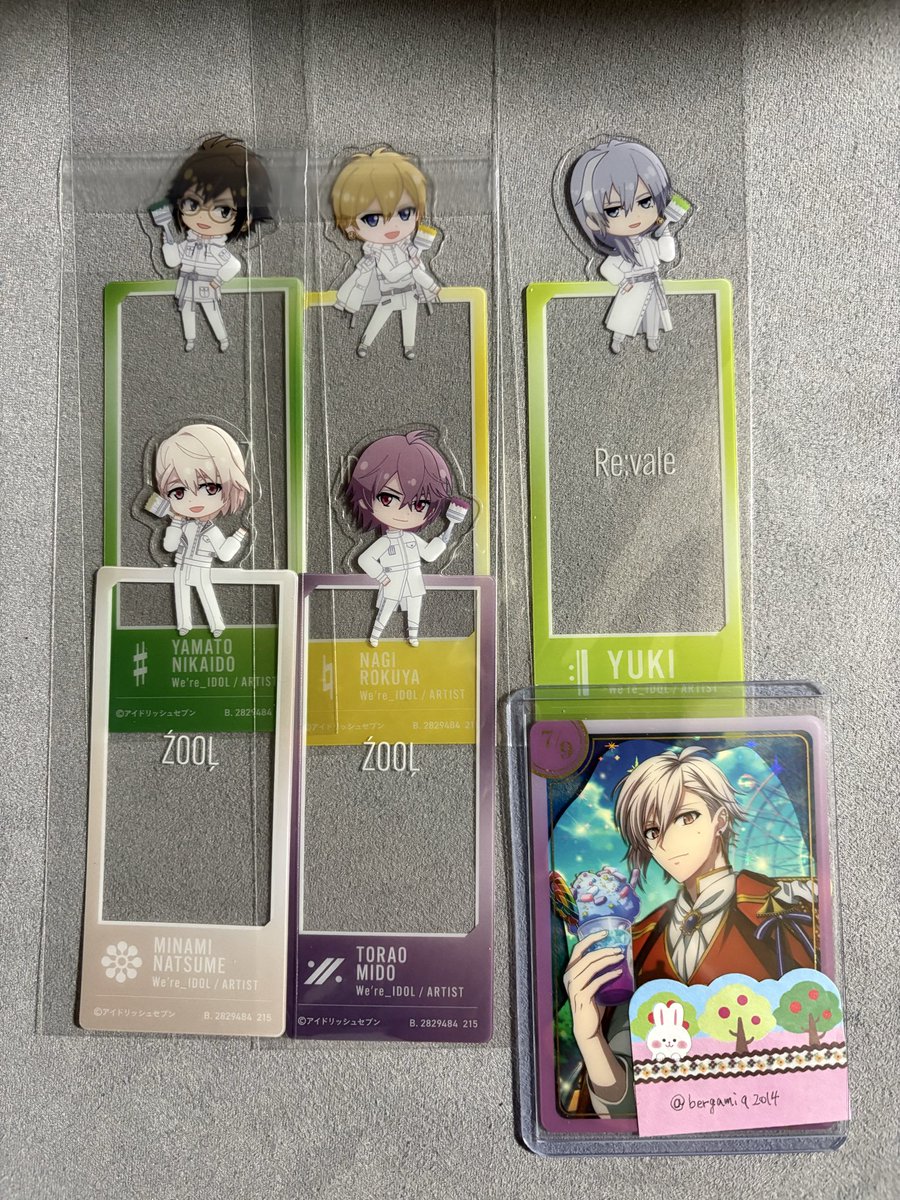 【交換】アイドリッシュセブン アイナナ ブックマークコレクション ブックマーク ブクマ

譲：大和 、ナギ 、千、巳波、虎於

求：天2

都内手渡しまたは郵送
ピンポイントで難しいとは思いますが、
検索からもお気軽にお声掛けください。