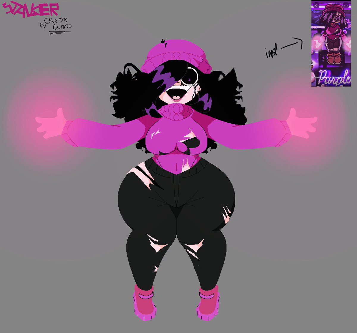 pookaskettoNG's tweet image. Hi I HAVE REVIVED, I drew Stephanie from the baddies mod (my favorite character)

Thanks nova To show reverend character 🗿🙏

#fnf #fridaynightfunkin #fnfbaddies