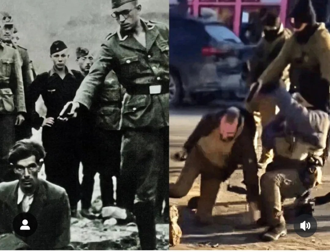 Links eines der eindrücklichsten und schlimmsten Bilder des deutschen #Faschismus - rechts #Minneapolis gestern!!!