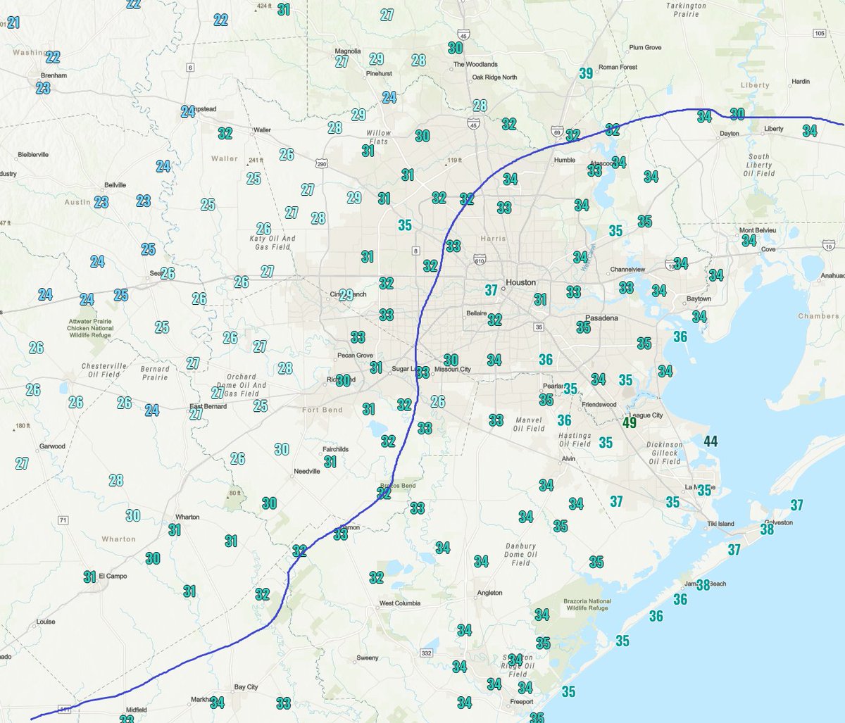 NWS Houston tweet media