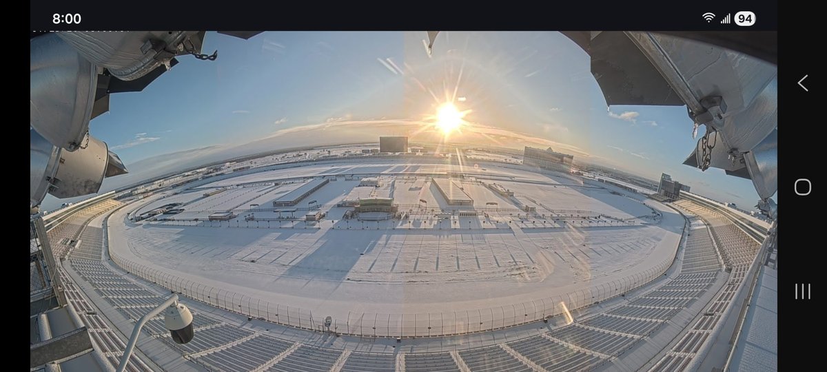 DwayneGaulding's tweet photo. My partner sent me this picture this morning! This is the view from his condo at Texas Motor Speedway! https://t.co/4HbxZL2EgX