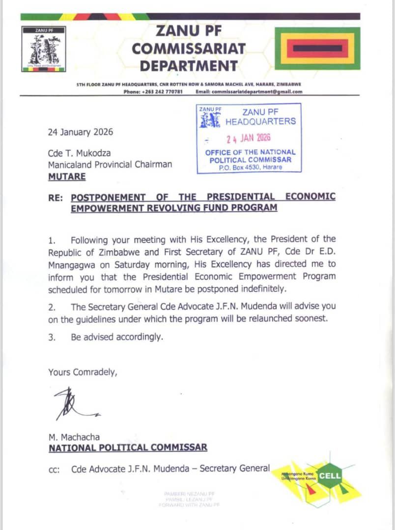 Tungwarara's planned rally has been cancelled by Mnangagwa. The battle for the top sport is intensifying. 
Who is ED's favorite boy
Tungwarara or HE Tagwirei