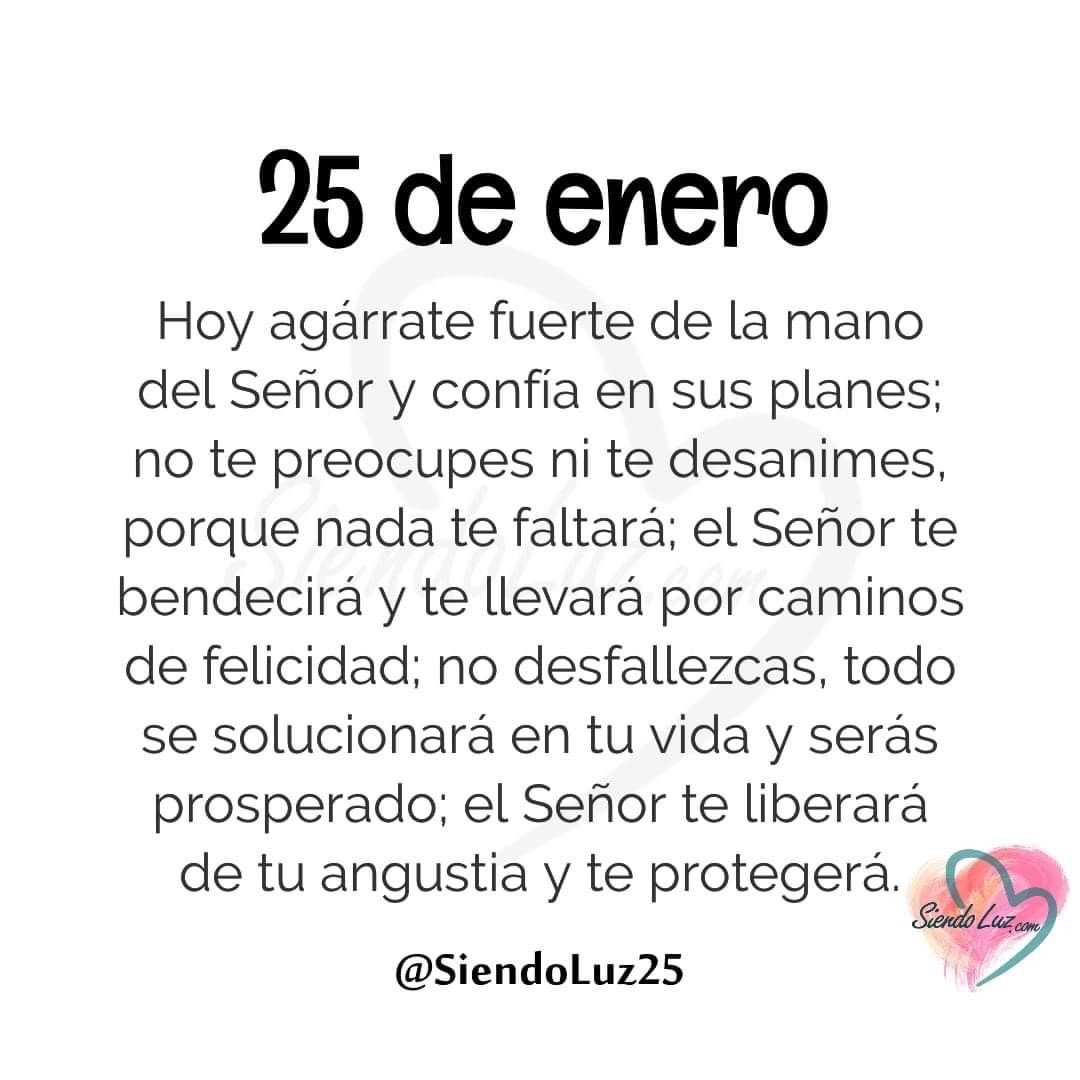 ORACIÓN DEL DÍA (Mt 4, 12-23)
DOMINGO 25 DE ENERO DE 2026

Amado Señor Jesús, Luz de las naciones, que elegiste comenzar tu misión no en el centro del poder, sino en la Galilea de los marginados, rompiendo el yugo de la opresión y sanando al pueblo. Despierta hoy a tu comunidad