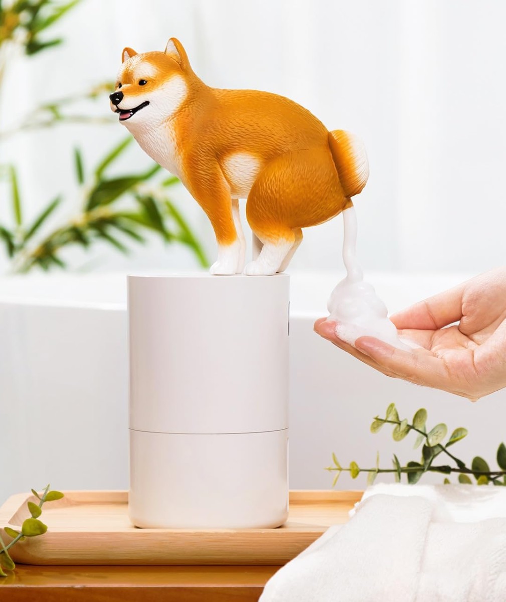 hinekurebow's tweet image. 「柴犬ソープディスペンサー」発売中！ 
購入⇒amzn.to/4jZie2k