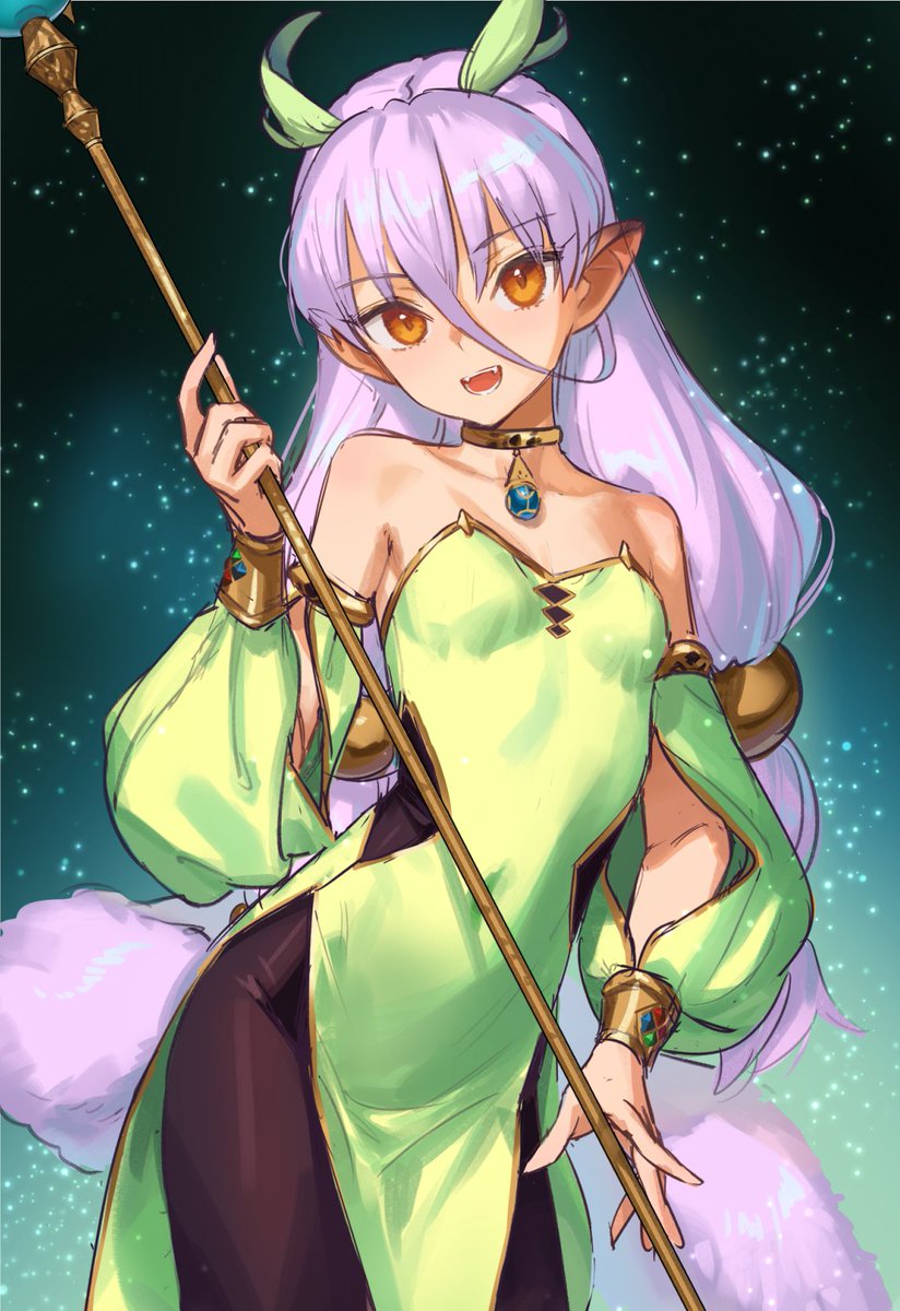 ロードマギアの弟子のクオン先生描きました 