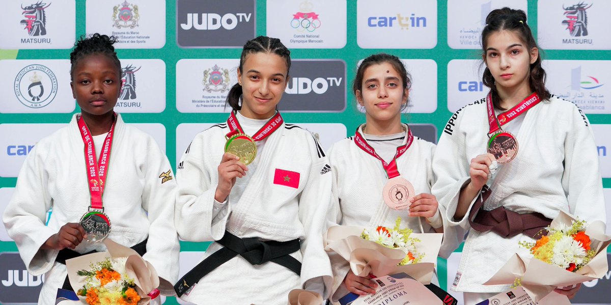Rael Kulova and Amin Harun receiving their medals for their silver medals in the cadet category for -48kg and -50kgs respectively in Casablanca, Morocco.

Congratulations Young Talents 🙌🏾🇰🇪