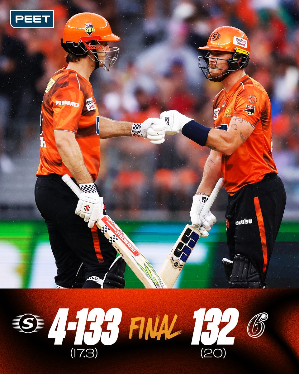 WE ARE #BBL15 CHAMPIONS!!! 🏆