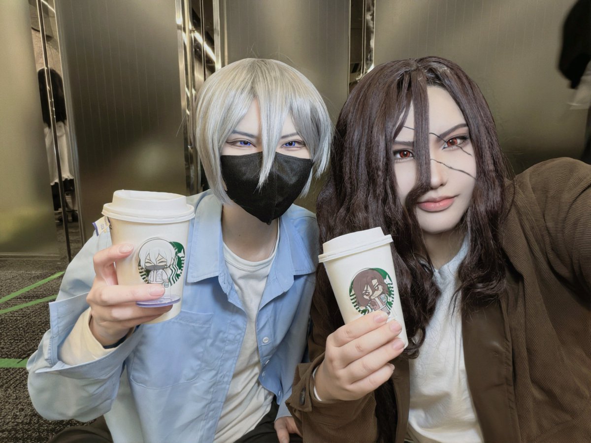 cos dcst

👈1着目ゲンと千空
👉2着目氷月と司

でした！あっという間だった〜🌞

#コスフェスTDC