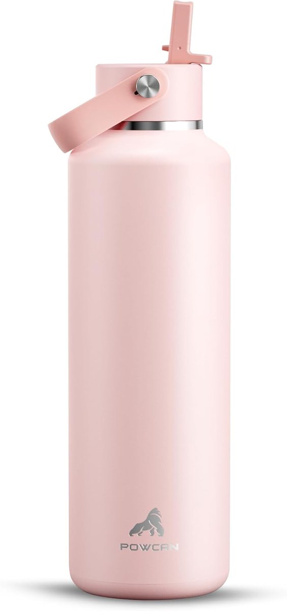 POWCAN 24 oz Water Bottle Insulated: Leakproof, Keep Cold 24H, Car Cupholder Friendly, Top Handle, Lightweight, Metal Water Bottle with Straw for Outdoors, Trip, Fitness, Gift, Running (Cotton Candy)
sovrn.co/18gkqqx