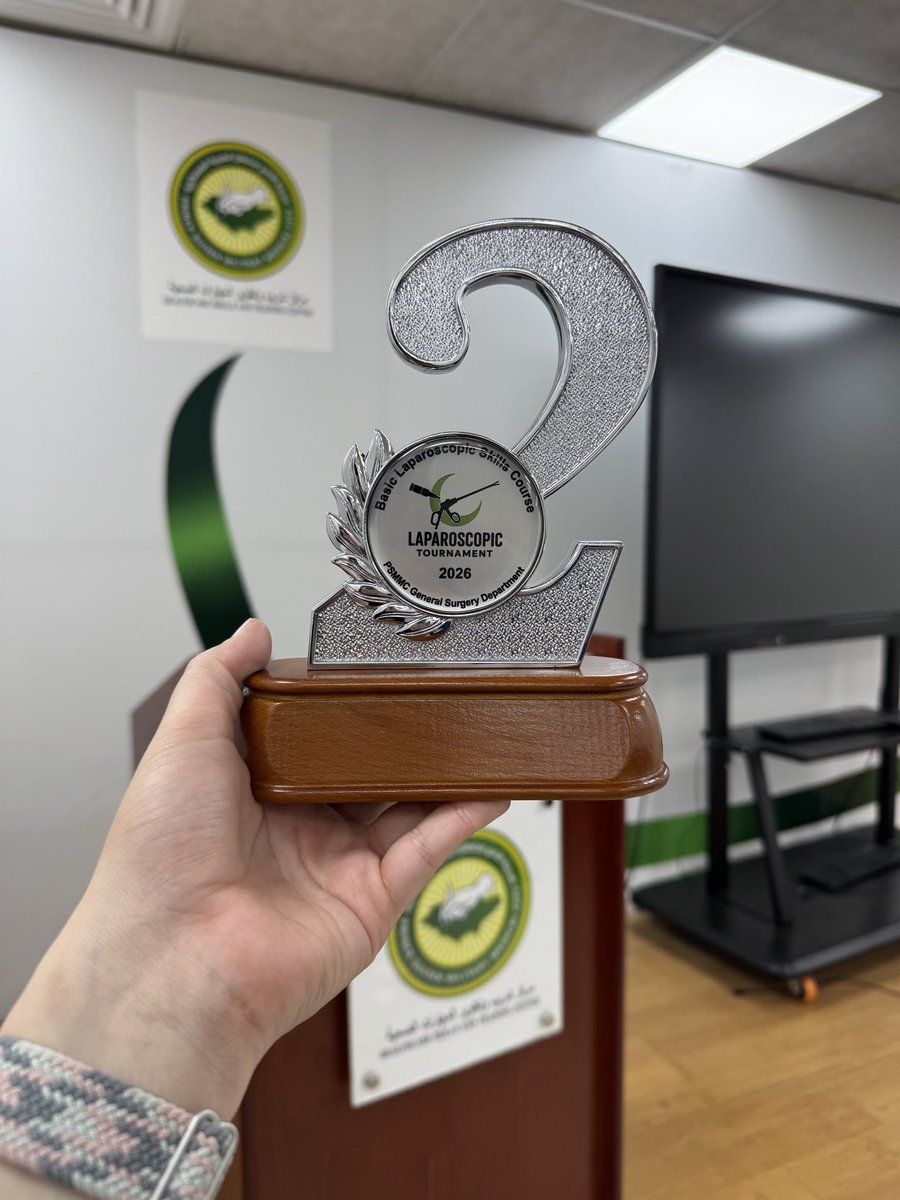 18Venus_'s tweet photo. 2nd place winner in the laparoscopic tournament at PSMMC الحمدلله 🥰🥰🤍 https://t.co/jMJBMDfbj3