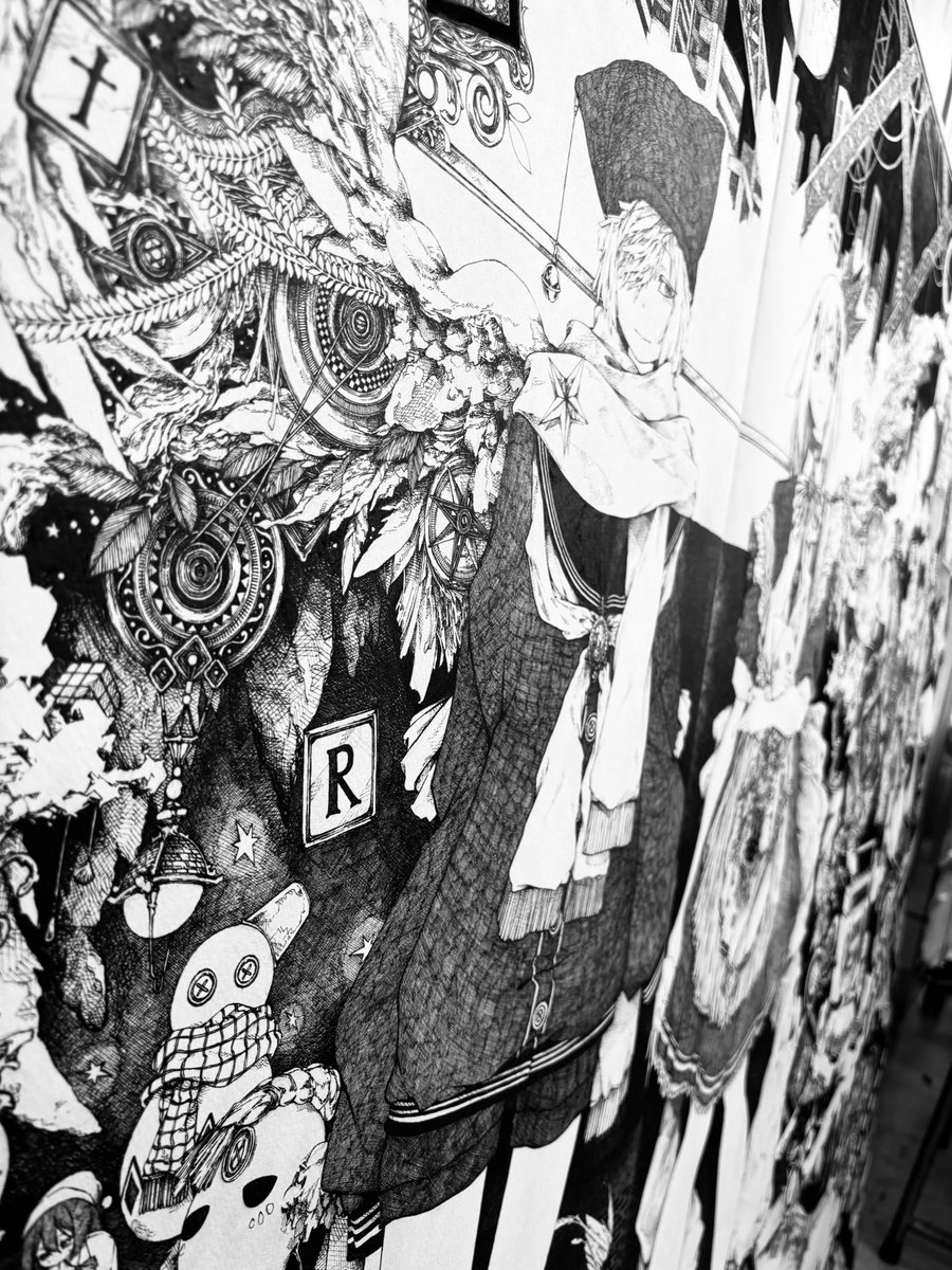 Midnight Re: train』 #ペン画 #illustration ※拡大超推奨！