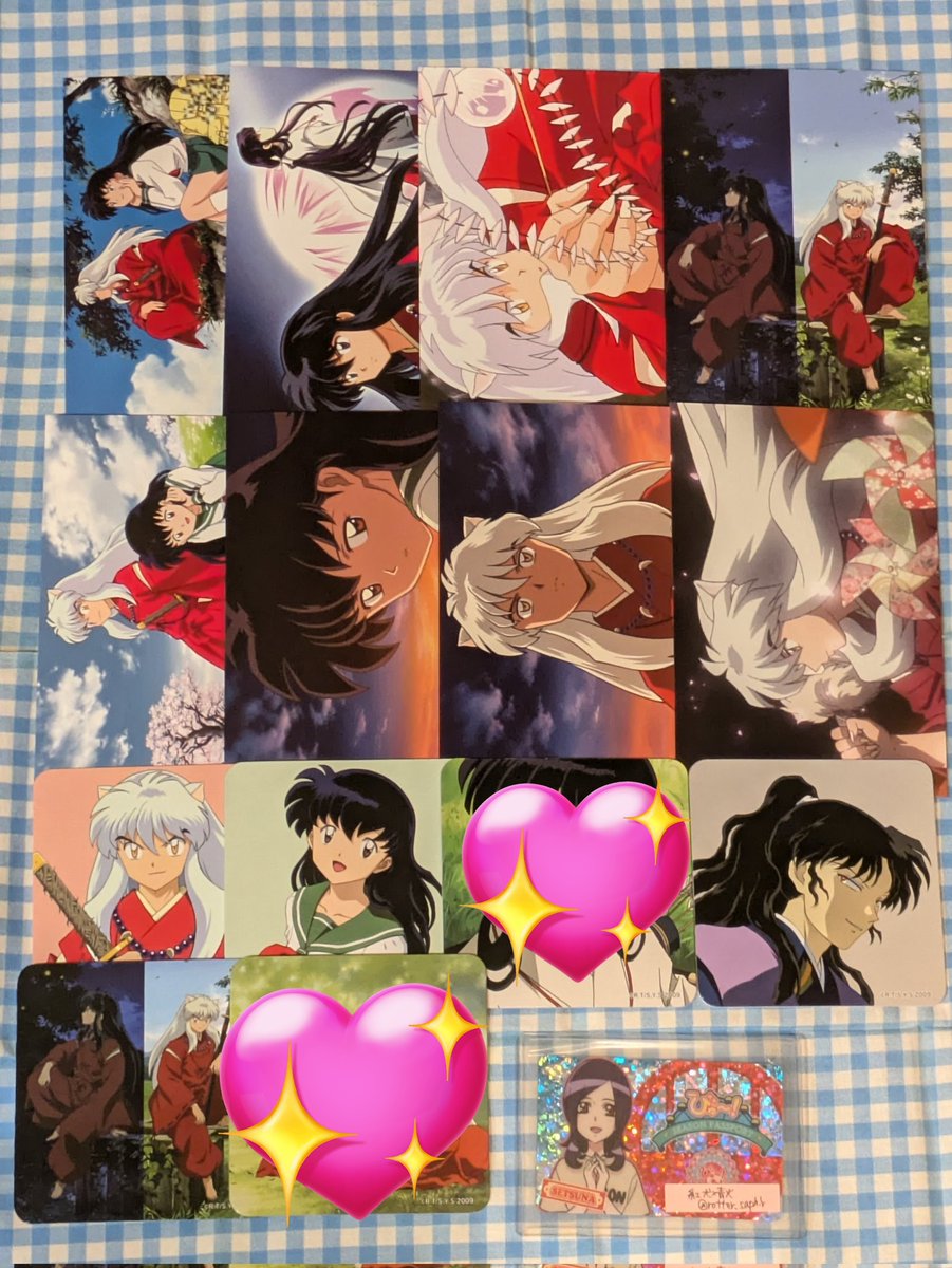 譲渡】犬夜叉 アニメの軌跡展 ポストカード ポスカ コースター 譲)画像