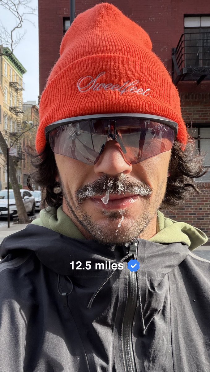 churchill_dan's tweet photo. -13C Saturday long run with the lads

First frozen beard of the year https://t.co/LpJlkQCXKk