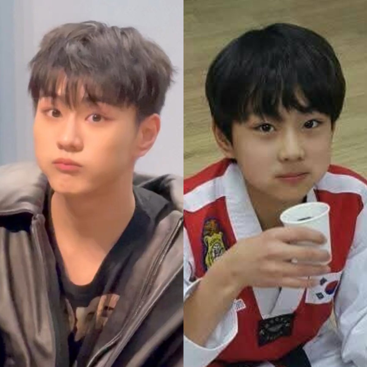 jollywonie's tweet image. he doesn't change at all, my wonie 😭😭😭