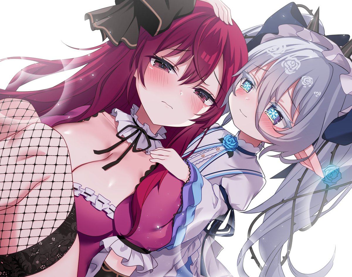 unagiFKG11's tweet photo. Skebで猫野つな(@tsunacat27 )先生に
ウィン様にヨシヨシされるカトレア嬢を描いていただきました！
とても素敵なイラストをありがとうございました✨️
#フラワーナイトガールイラスト
#花��士11周年 https://t.co/Vim49IXaxl