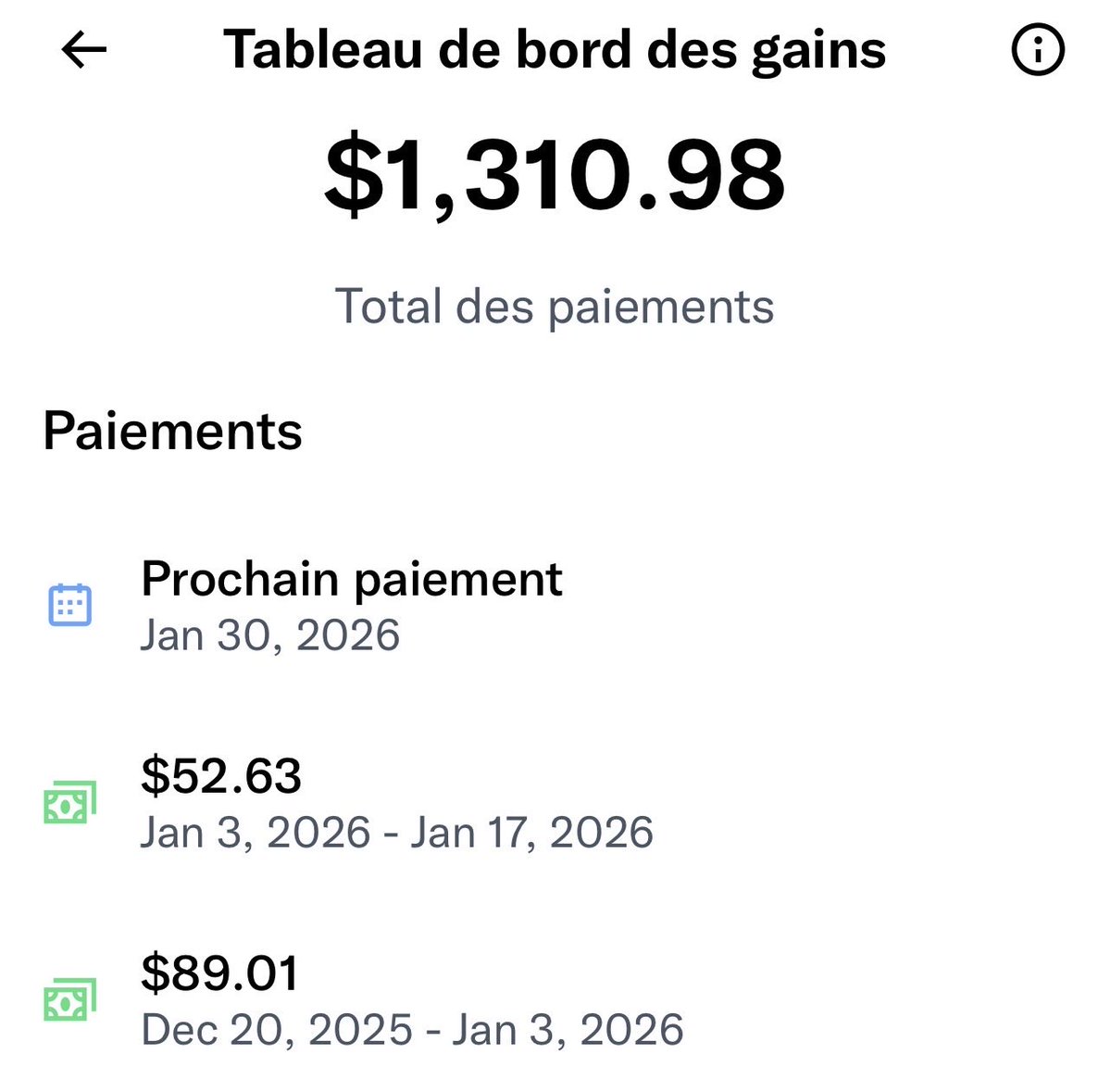 UPDATE | Je viens de convertir la dernière monétisation X en Bitcoin pour  ma fille. Ce mois-ci : 141,64 $ gagnés, pour un total cumulé de 1 310,98 $  investis en Bitcoin.