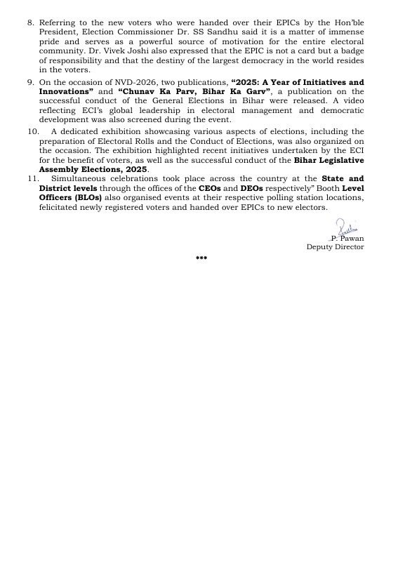 Election Commission of India tweet media