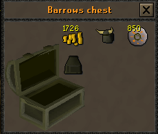 So I finished the stream yesterday after grinding barrows for a bit. We managed to get Verac's Flail (for the 3rd time) and Dharok's platelegs. Today when I logged on and did 1 quick chest this is what I saw xD Maybe my barrows luck is turning around. It's about time tbh #OSRS