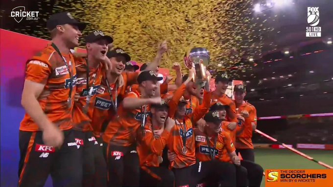 Your BBL15 champions...  Perth Scorchers 🏆