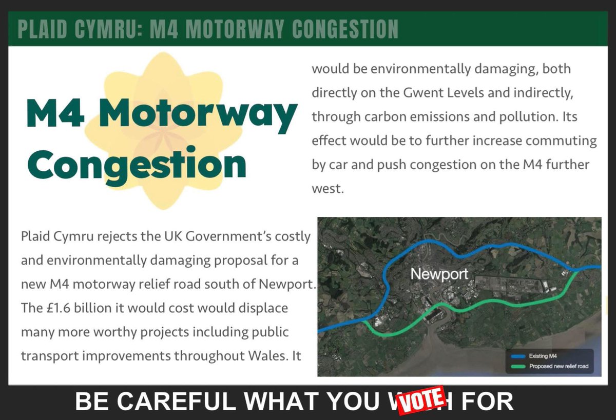 20NPHartleyHare's tweet image. BE CAREFUL WHAT YOU VOTE FOR!
Plaid Cymru Manifesto - Travel:
web.archive.org/web/2021051623…
#Senedd26 #PlaidCymru #BeCarefulWhatYouVoteFor