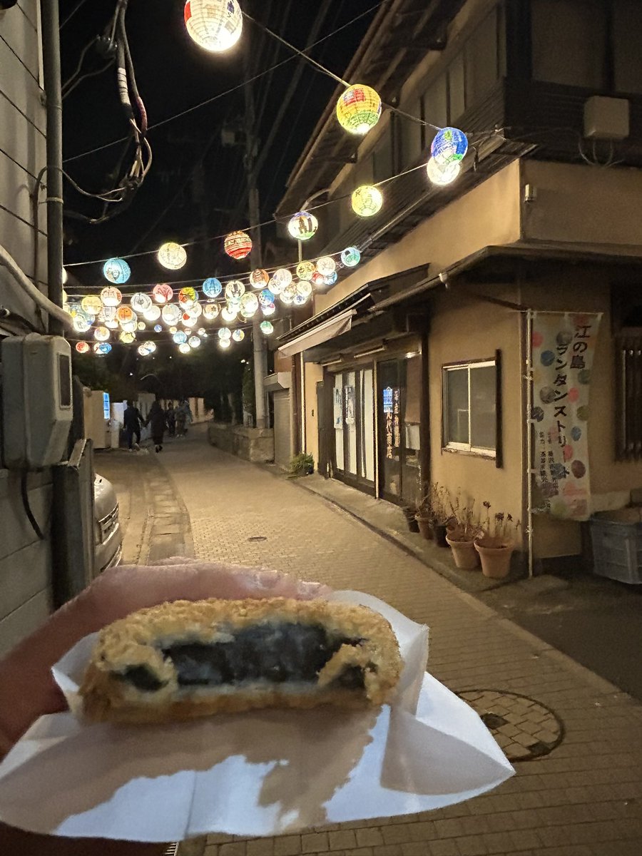 🏝️江の島ランタンストリート🏮 🌠夜の…お散歩🚶 #江ノ島 #江の島