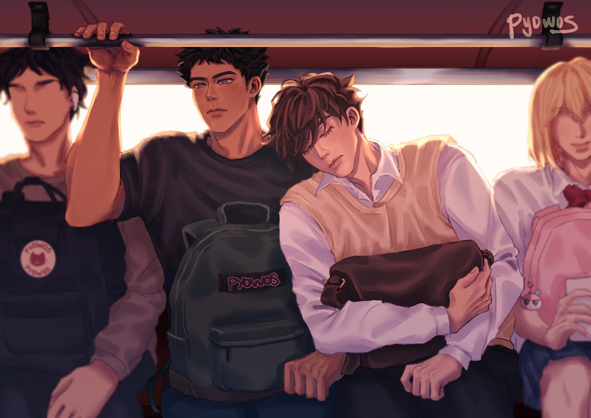 pyowos's tweet image. ayoko nang pumara kung ikaw ang kasama!! 
#haikyuu #iwaoi