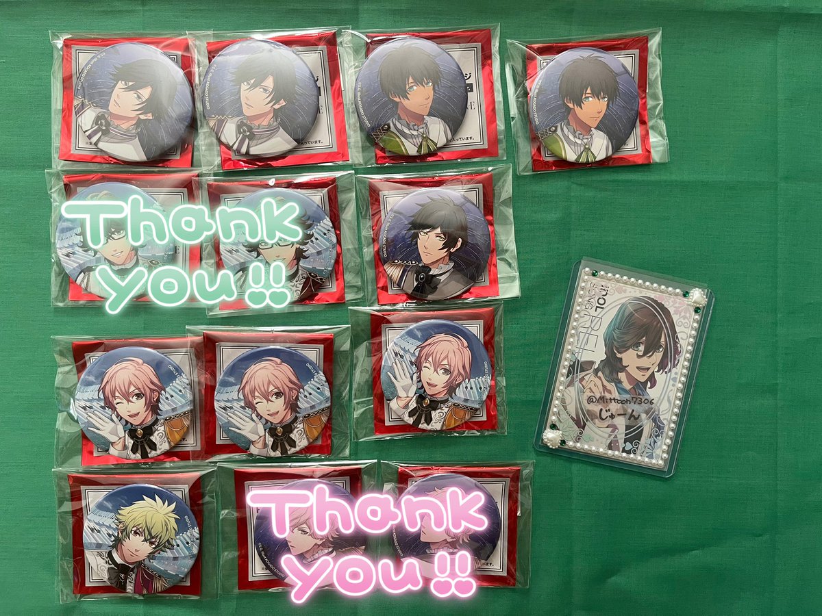 交換】うたプリ ワンダーランド 15th Anniversary 缶バッジ 譲