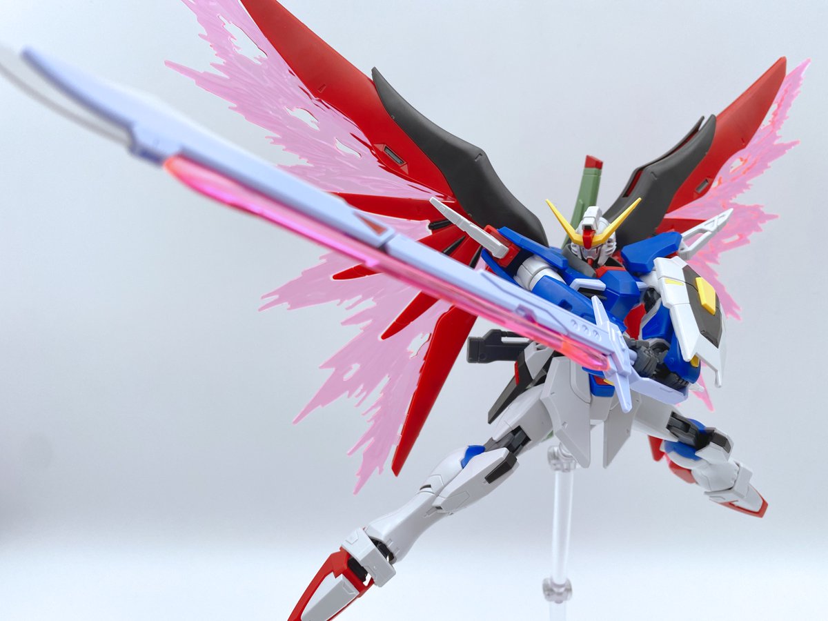 HGCE デスティニーガンダム 2個 HGCE デスティニーガンダムでポージングその2 #ガンプラ