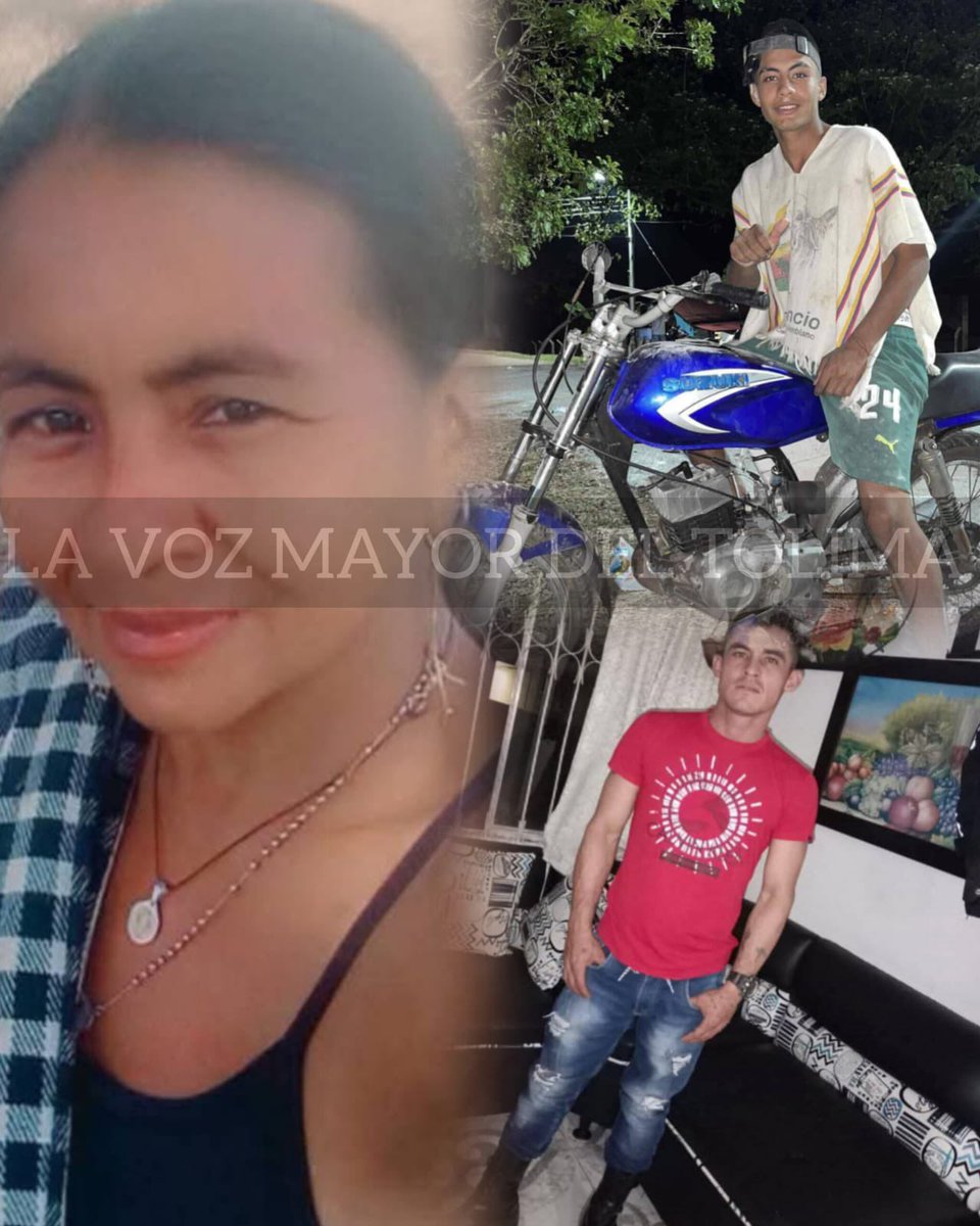 #atención #tolima | Mamá, papá e hijo fueron mas3crados en su propia casa en Lérida 

El municipio de Lérida, norte del Tolima, vive horas de profundo d0lor y conmoción tras el as4sinato bajo la modalidad de sic3riato de tres integrantes de una misma familia