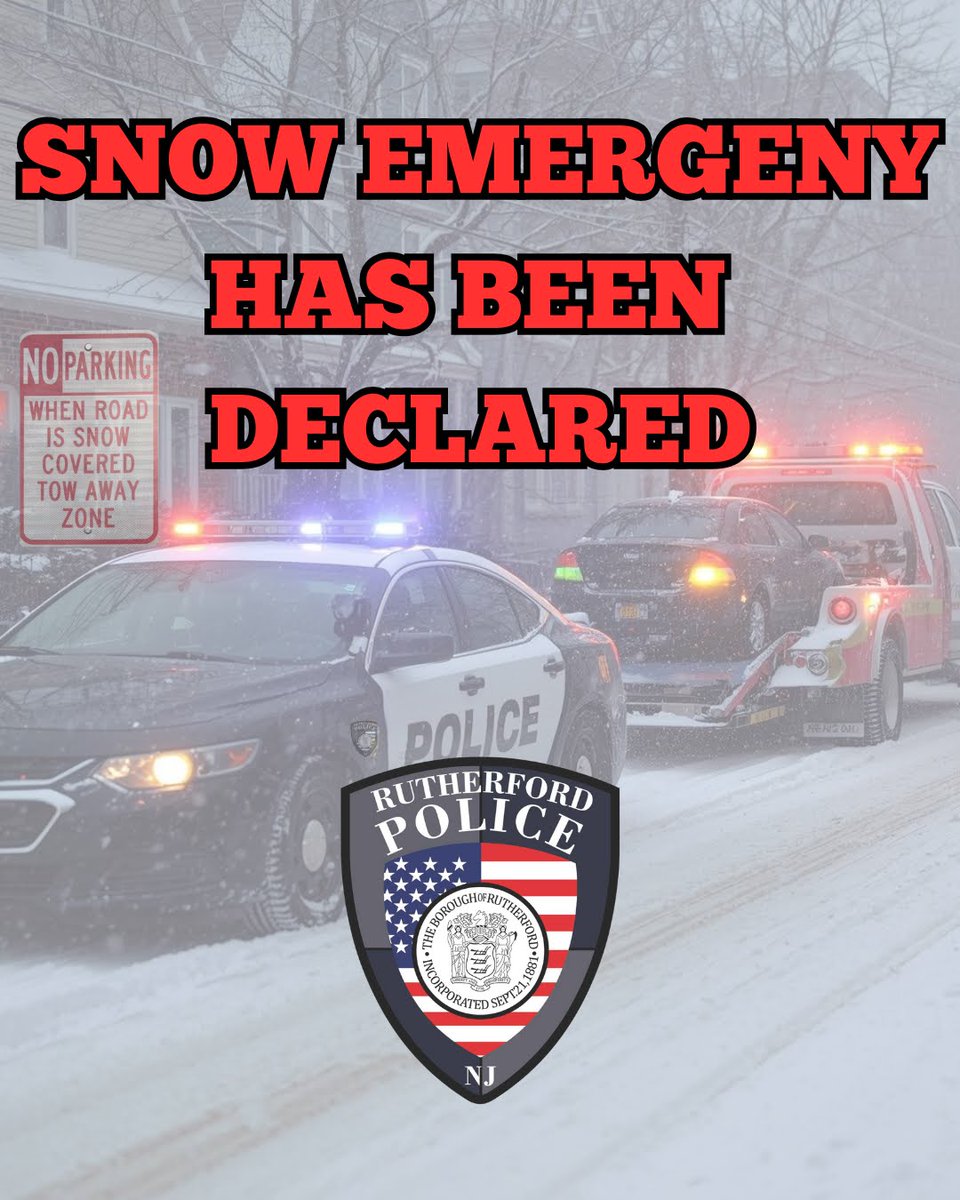 Rutherford Police tweet media