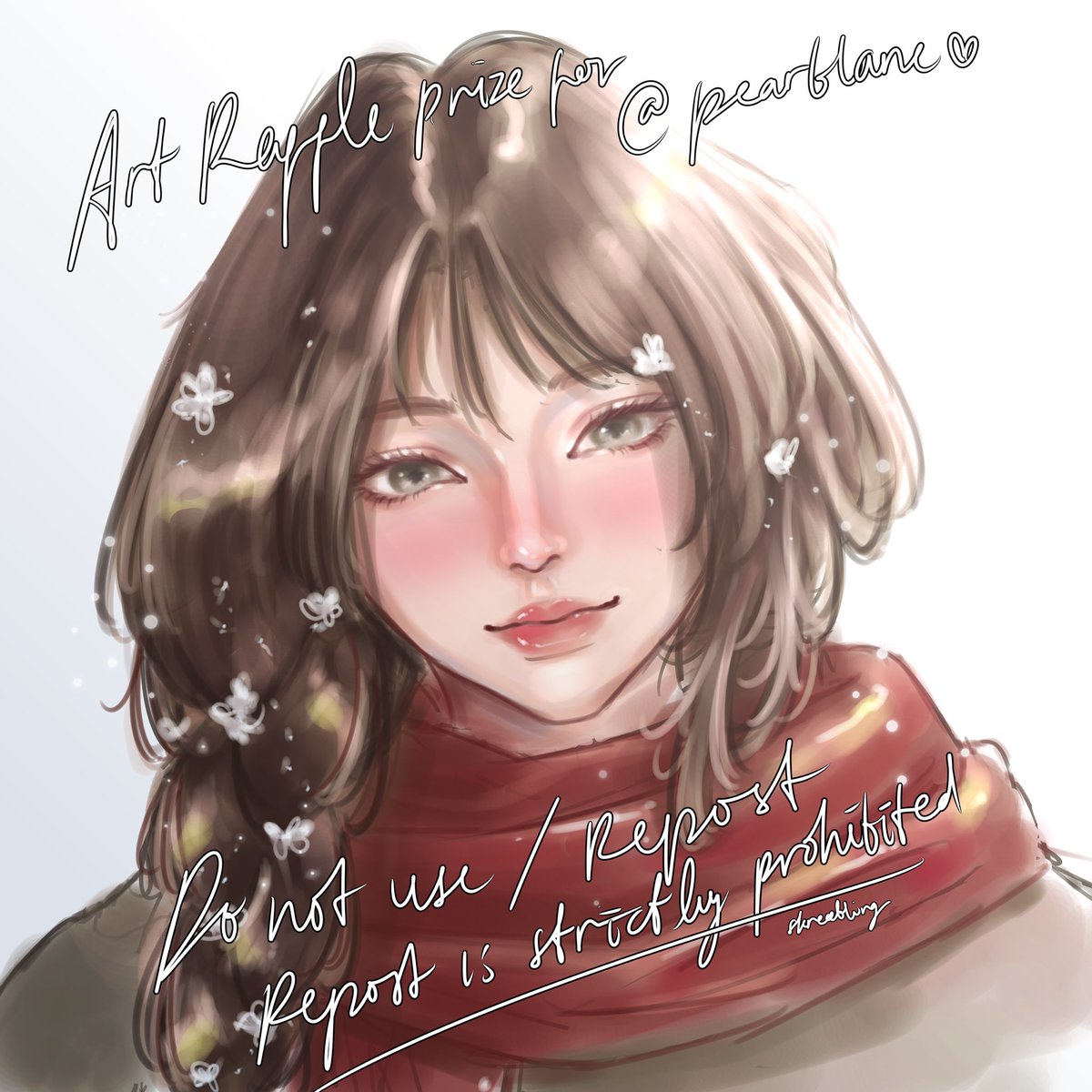 ⠀ ⠀ 

wrapped in snow, wrapped in you.🧣❄️

────────

art raffle by the prettiest, talented wife <a href="/tartagilalu/">netta 🪄</a> ♥︎