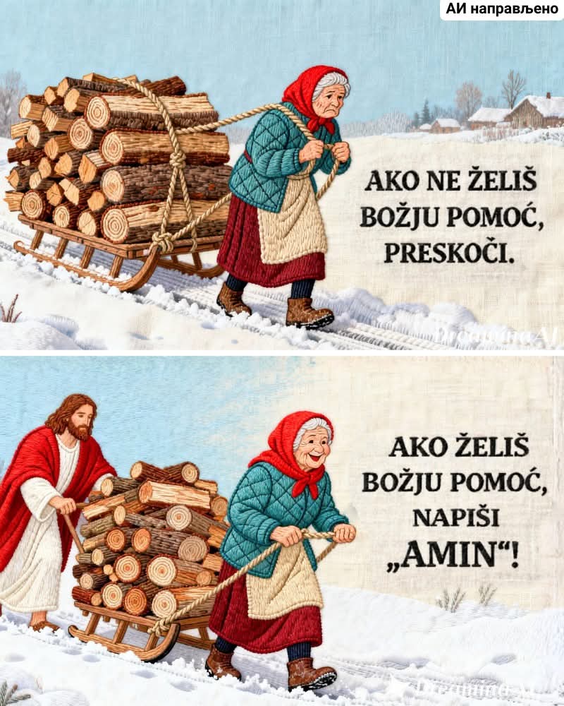 Bog pomaže preko fejsbuka. Ako se slažeš, napiši: Amin!