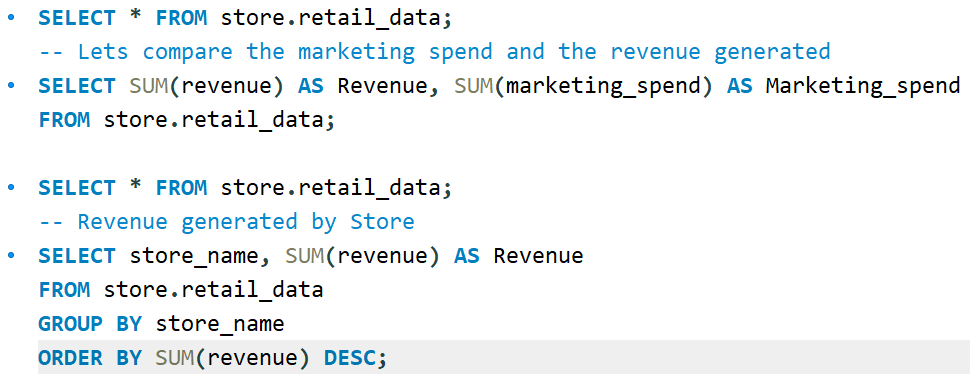 LawalDamil27332's tweet photo. Retail sales dropping despite big marketing spend, data shows issues with inventory and product mix. Some stores perform better with optimized stock.Big thanks to @RxData_Hub for this amazing learning opportunity π
#RxDataHub #DataAnalytics #BuildmyPortfoliowithme #learning https://t.co/UrYqG9MujV