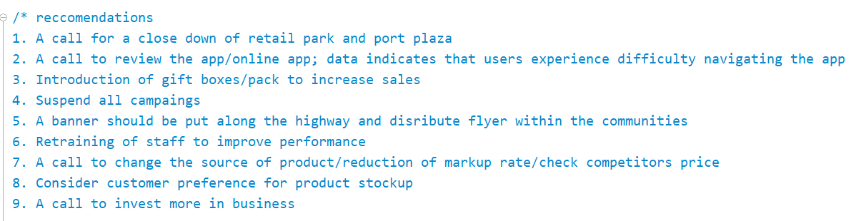 LawalDamil27332's tweet photo. Retail sales dropping despite big marketing spend, data shows issues with inventory and product mix. Some stores perform better with optimized stock.Big thanks to @RxData_Hub for this amazing learning opportunity π
#RxDataHub #DataAnalytics #BuildmyPortfoliowithme #learning https://t.co/UrYqG9MujV