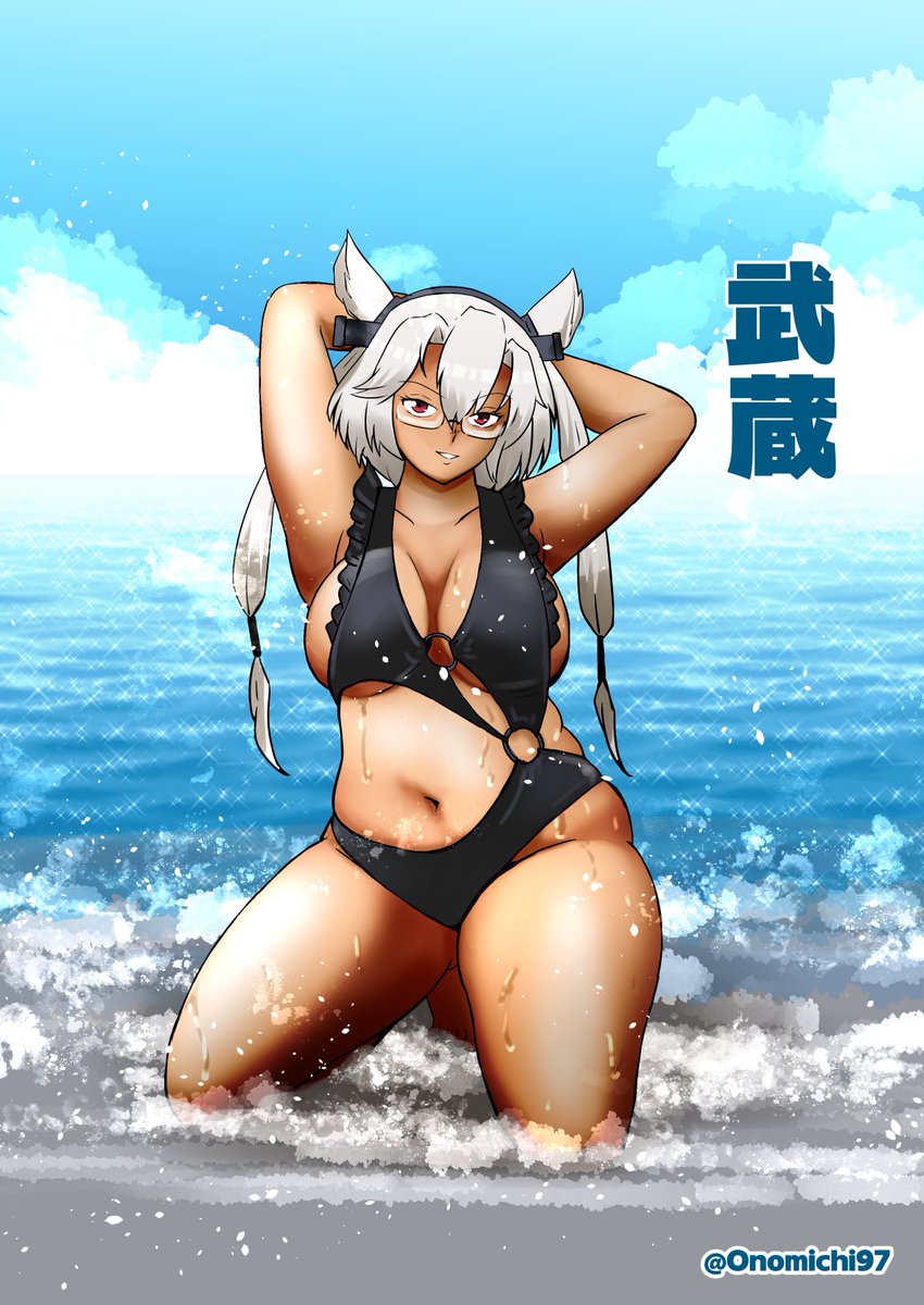 黒ビキニが似合う艦娘ナンバーワンis武蔵
#艦これ版真剣お絵描き60分一本勝負_20260125 