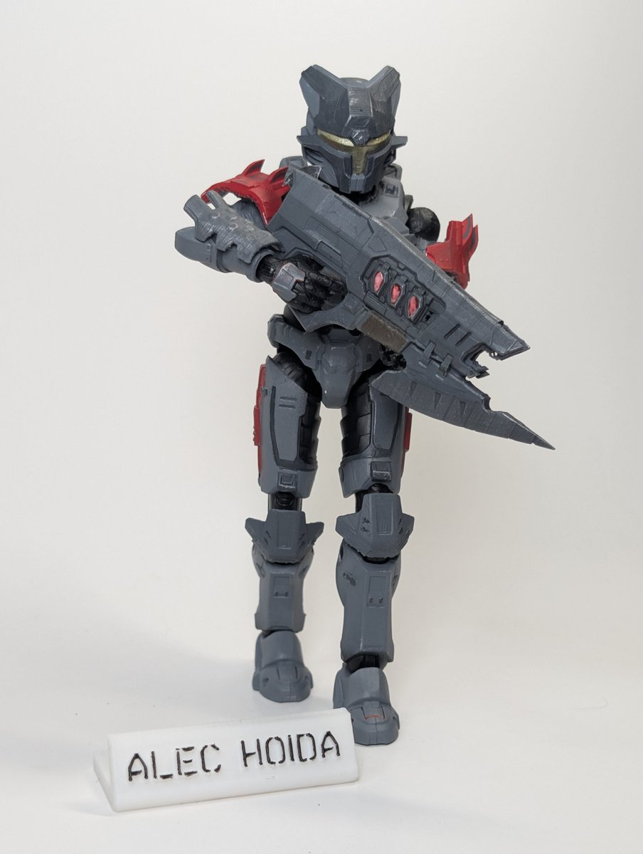 Finished a Mk VII for someone on Etsy.

Loved doing the banished theme spartans first one done.

Printed parts and painted by me.

#HaloSpotlight #HaloInfinite #Halo
