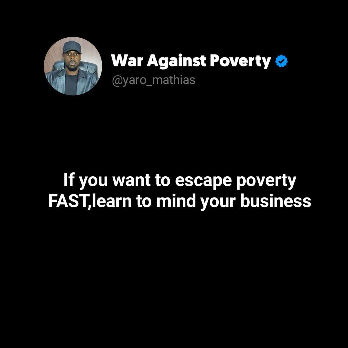 yaro_mathias's tweet photo. Mind your Business in 2026 https://t.co/60YEd4UPUA