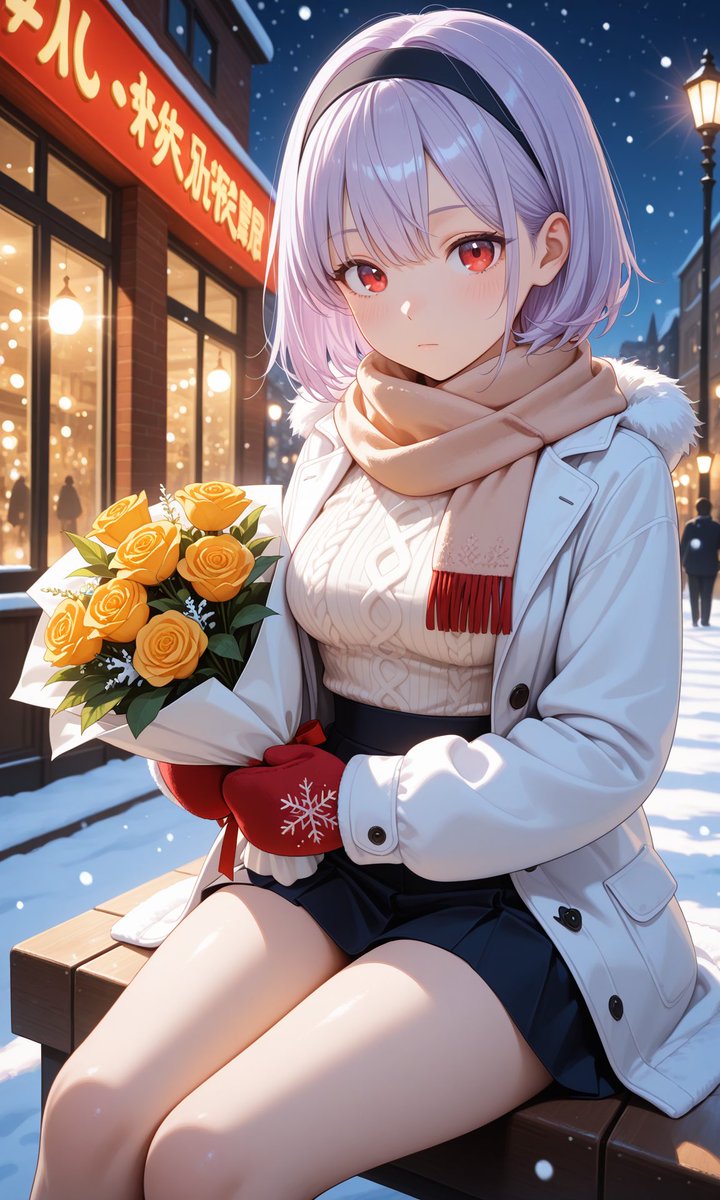 mugi_AI_Art むぎ様 こんばんは🌃 フォロワー様3,000人達成おめでとう