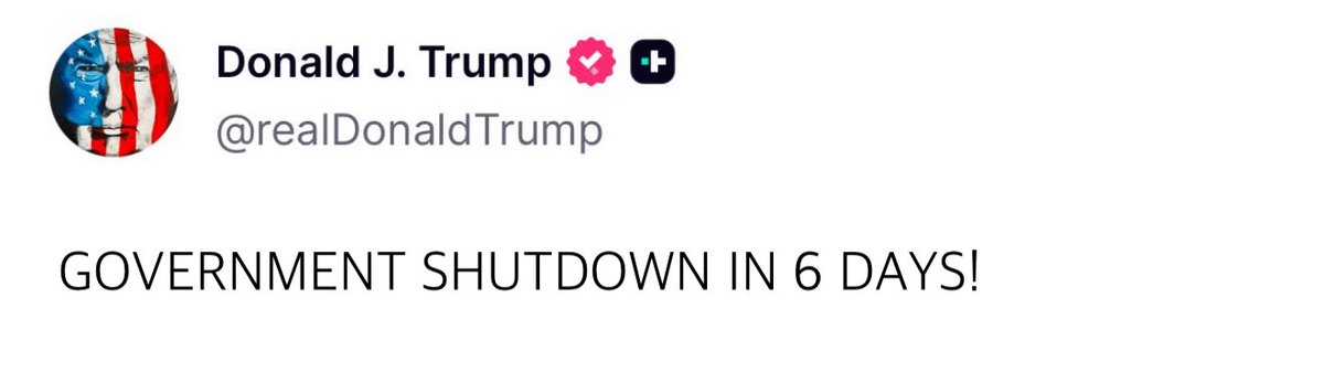 🚨 BREAKING: THE GOVERNMENT WILL SHUT DOWN IN 6 DAYS

The last time they shut down, gold and silver jumped to new all-time highs.

But if you’re holding other assets like stocks, you need to be extremely careful…

Because we’re heading into a total data blackout.

Here are the 4