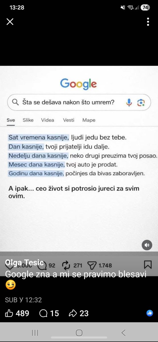 Gugl zna, a mi ne