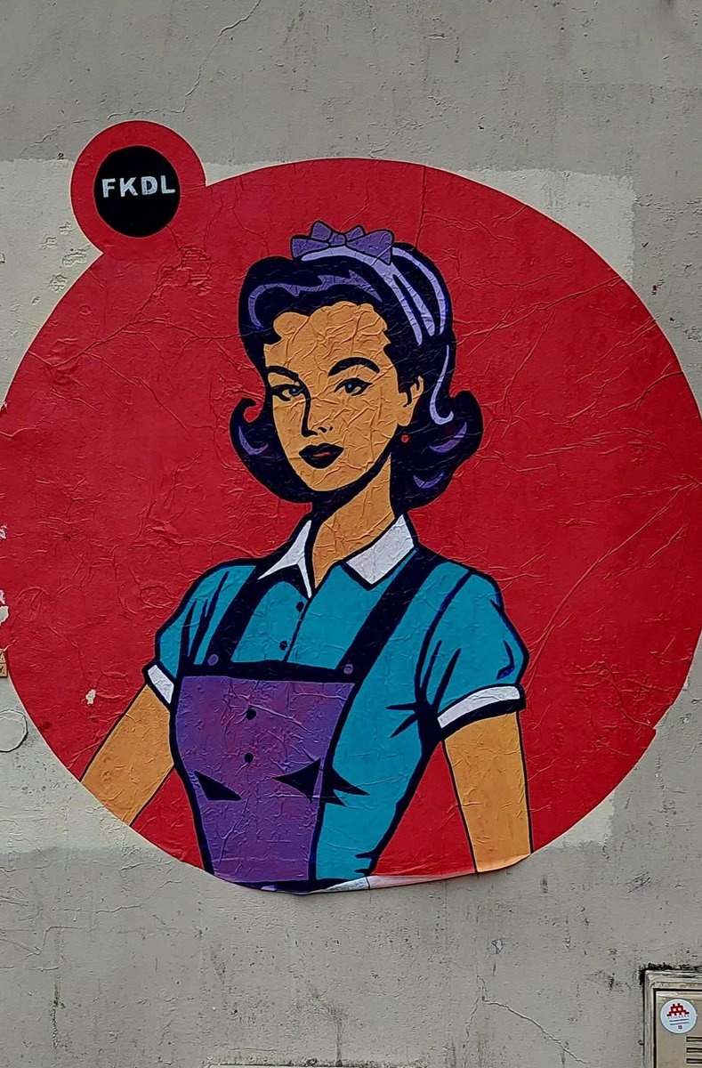 PatrickFavrel's tweet photo. #StreetArt in #Paris 9th by #FKDL https://t.co/2qWx2tOmK9