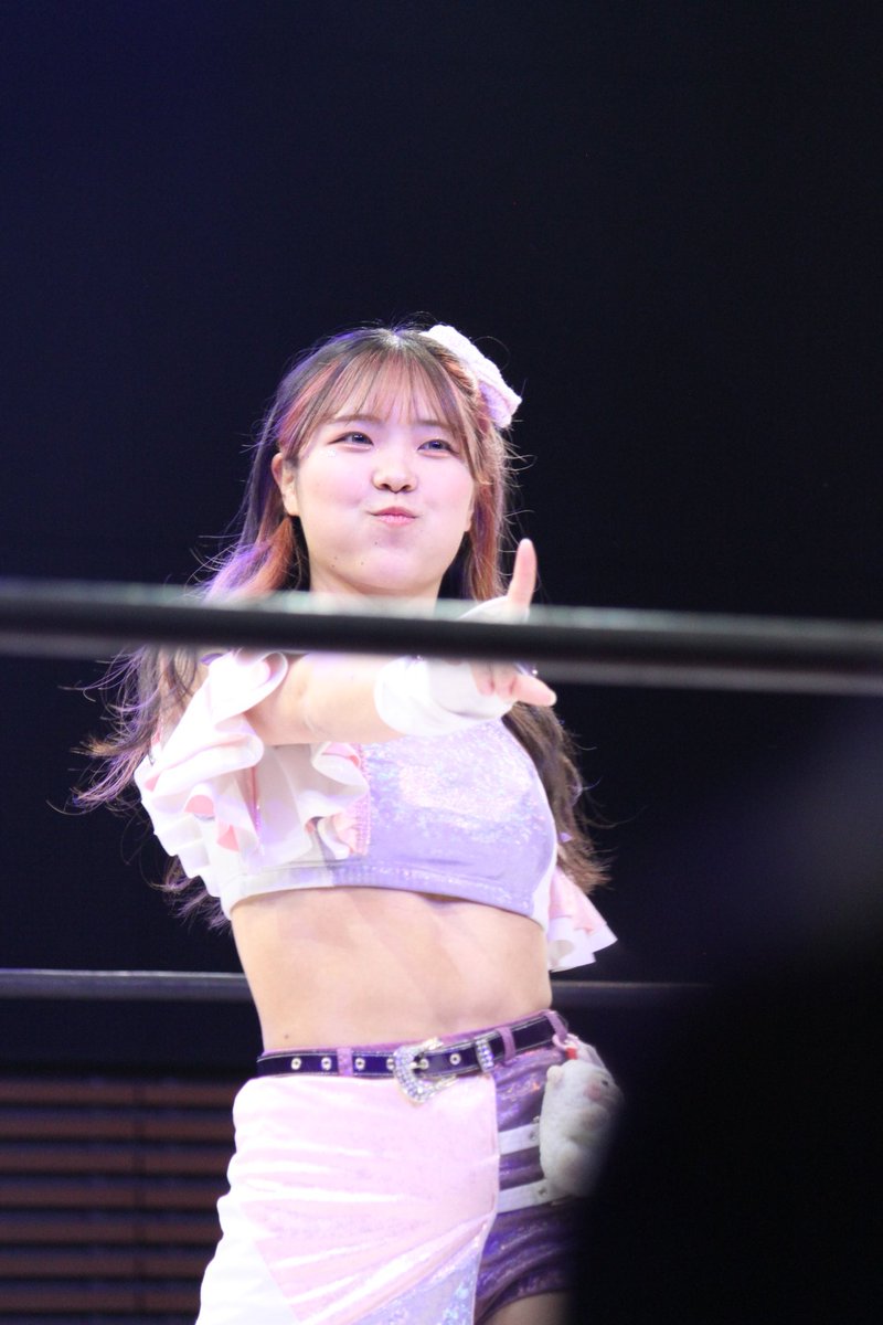 1/25　両国KFCホール大会
まじで小夏さん可愛い過ぎるしまじで小夏さんを撮ってる時が1番楽しい！！！　
#小夏れん 選手
#tjpw