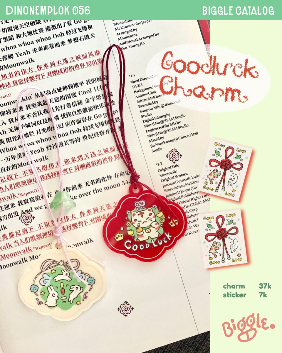 dinonemplok's tweet image. It’s good luck season! We’re bringing more fortune your way @biggledot 🍀🐎🧧

31 Jan- 1 Feb
🏮Chillax Sudirman
🪭Table 56

can’t wait to seee youuu 🎊
#biggle #catalog