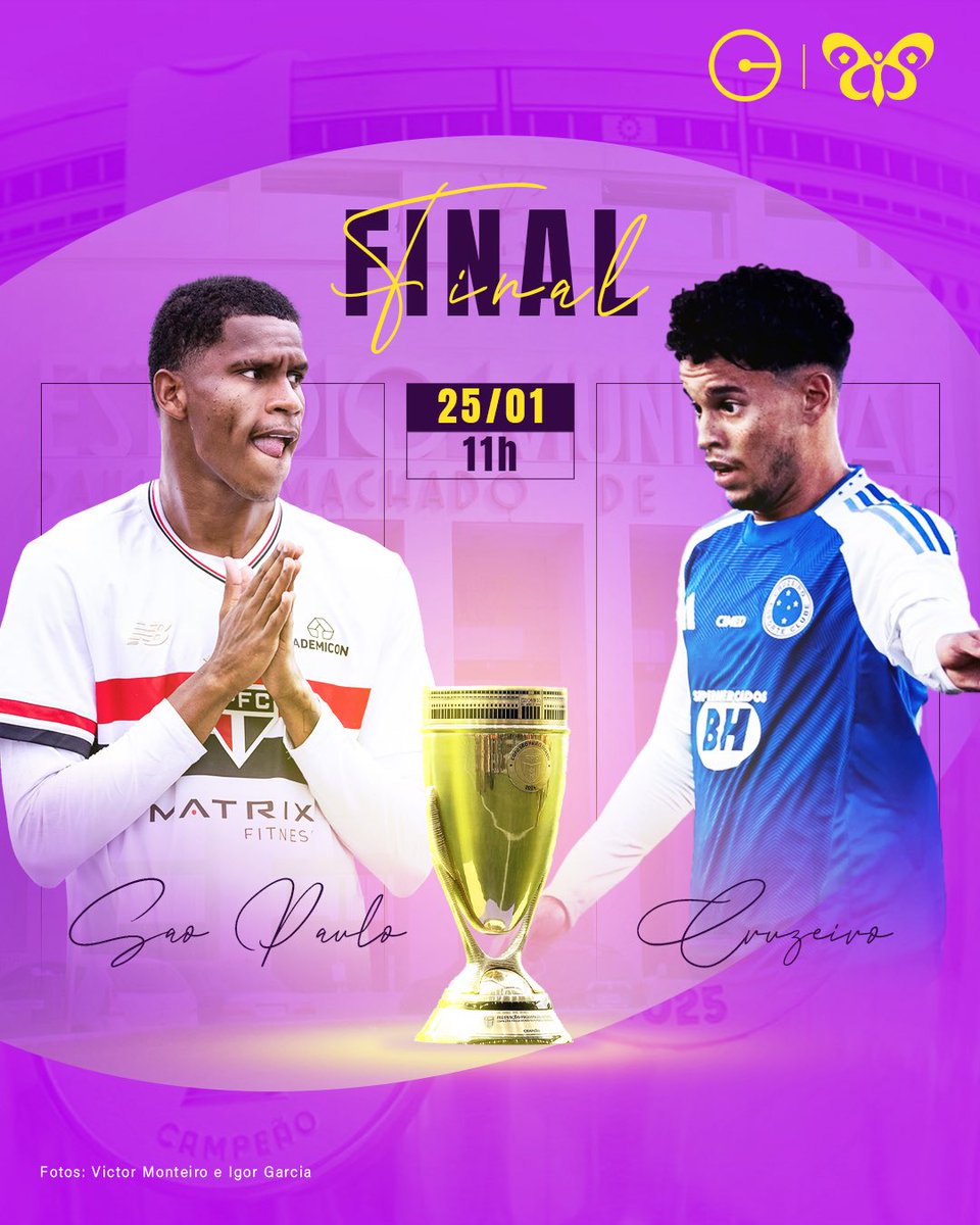 É HOJE! DIA DE FINAL NA COPINHA SIL 2026! 🏆

Quem você acha que leva a taça pra casa, torcedor?

#copinha #final #saopaulo #cruzeiro