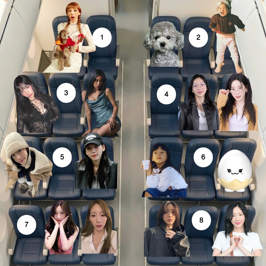 ถ้ามีโอกาสได้ขึ้นเครื่องบินลำนี้ ทุกคนจะนั่งตรงไหนกันคะ 😆

#태연 #แทยอน
#TAEYEON