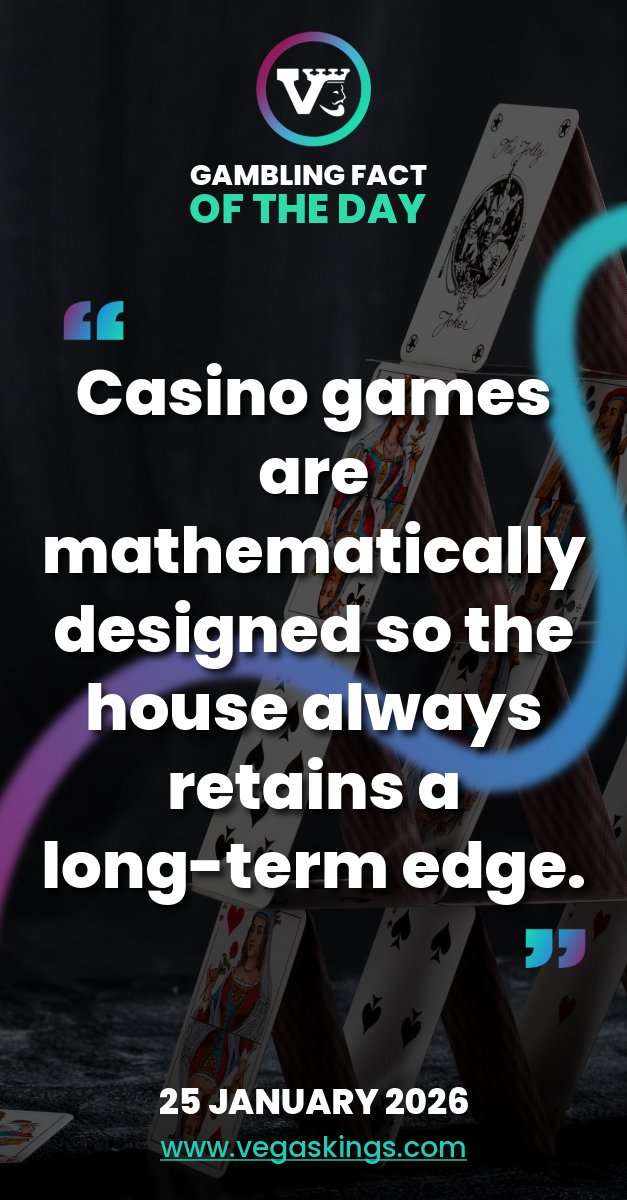 Casino games are carefully engineered so the house maintains an edge over time 📊