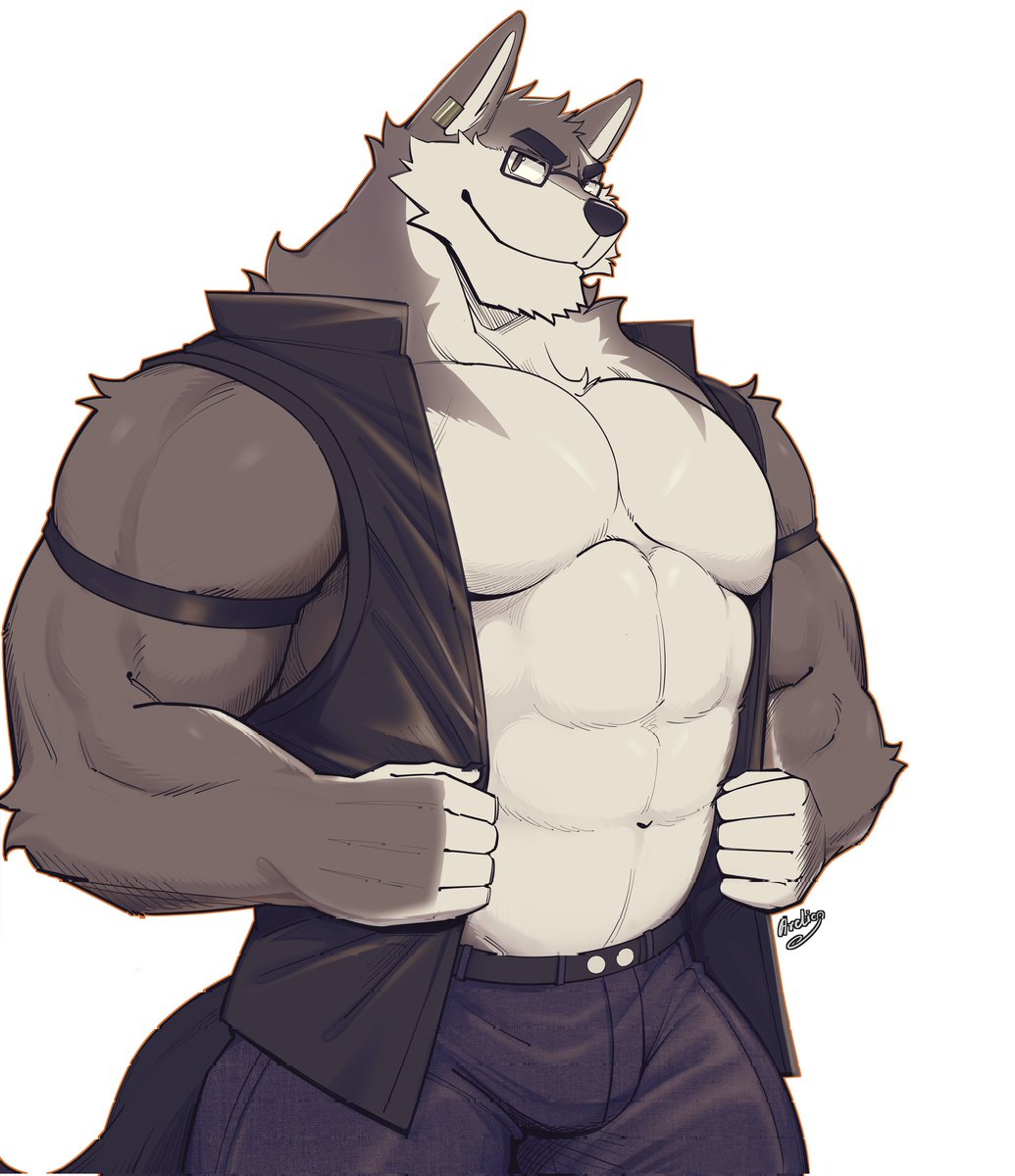 Xen96662711's tweet image. "What a big 🐺"
Comm for @MikeTheHuskyy