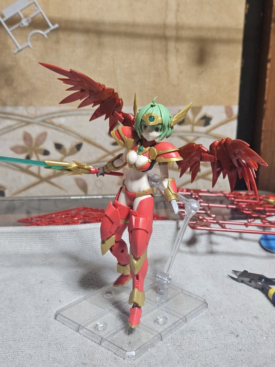 シャルロナ（アニマートフォーム）完成 めっちゃパーツ余ったな…一応